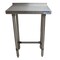 Bk Resources Stainless Steel Work Table, Open Base Plastic Feet 1.5 Riser 30"Wx18"D SVTROB-1830 - alternate 6
